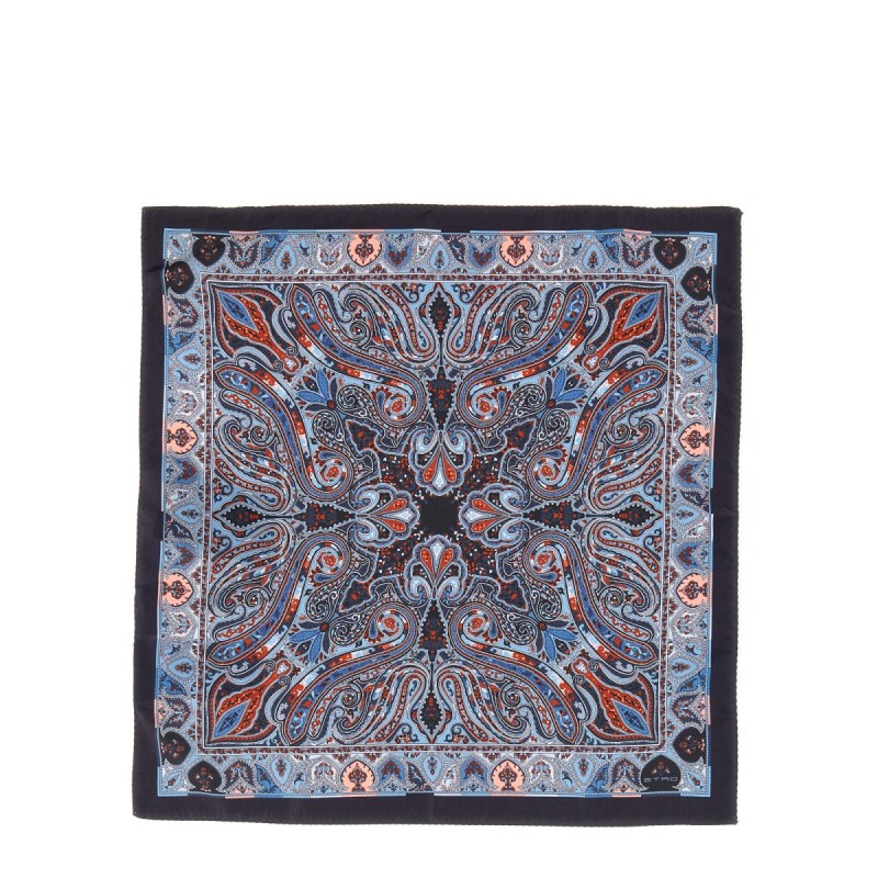 SILK JACQUARD CLUTCH BAG