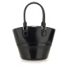 LEATHER TOTE BAG WITH CHARM