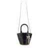 LEATHER TOTE BAG WITH CHARM