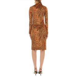 PAISLEY PRINT DRESS