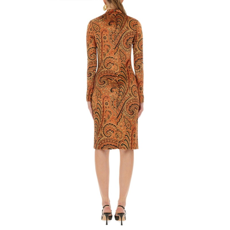 PAISLEY PRINT DRESS