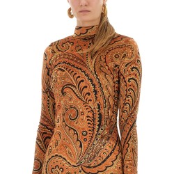 PAISLEY PRINT DRESS