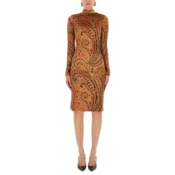 PAISLEY PRINT DRESS