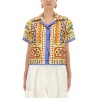 PRINTED SILK SHIRT