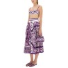 MAJOLICA PRINT PLEATED SKIRT