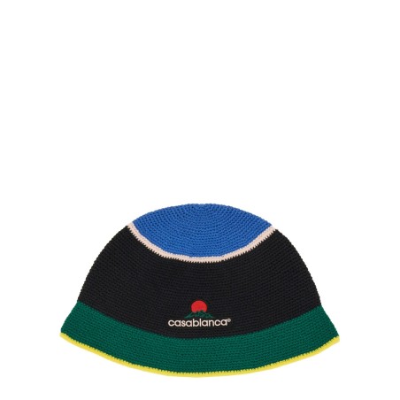 CROCHET HAT WITH LOGO