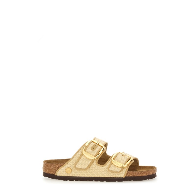 RAFFIA "ARIZONA BIG BUCKLE" SANDAL