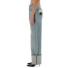 WIDE FIT JEANS WITH TURNED