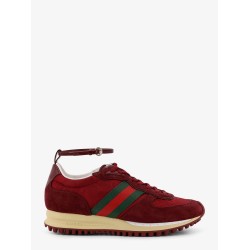 Re-Motion low-top suede sneakers with GG Supreme fabric inserts