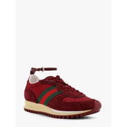 Re-Motion low-top suede sneakers with GG Supreme fabric inserts