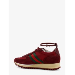 Re-Motion low-top suede sneakers with GG Supreme fabric inserts