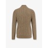 Cashmere sweater with rib knit
