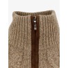 Cashmere sweater with rib knit