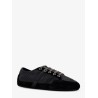 Baskets low-top leather and suede sneakers