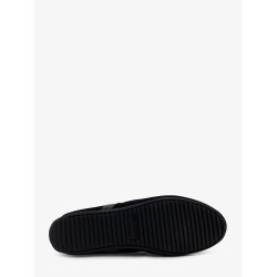 Baskets low-top leather and suede sneakers