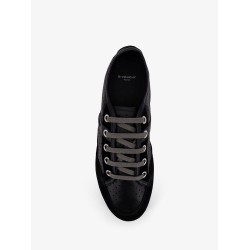 Baskets low-top leather and suede sneakers