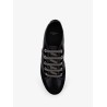 Baskets low-top leather and suede sneakers