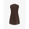 Wool blend short dress