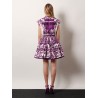 Maiolica cotton skirt with ruffles
