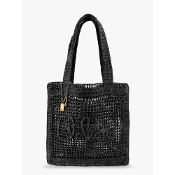 Summer banana rafia tote bag