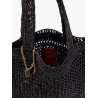 Summer banana rafia tote bag