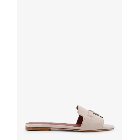 Summer Charms suede flat sandals