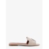 Summer Charms suede flat sandals