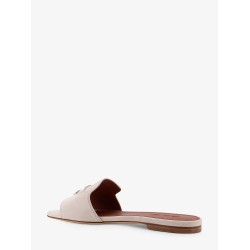 Summer Charms suede flat sandals