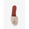 Summer Charms suede flat sandals