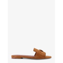 Summer Charms flat suede sandals