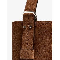 Archetipo1SV3 suede shoulder bag