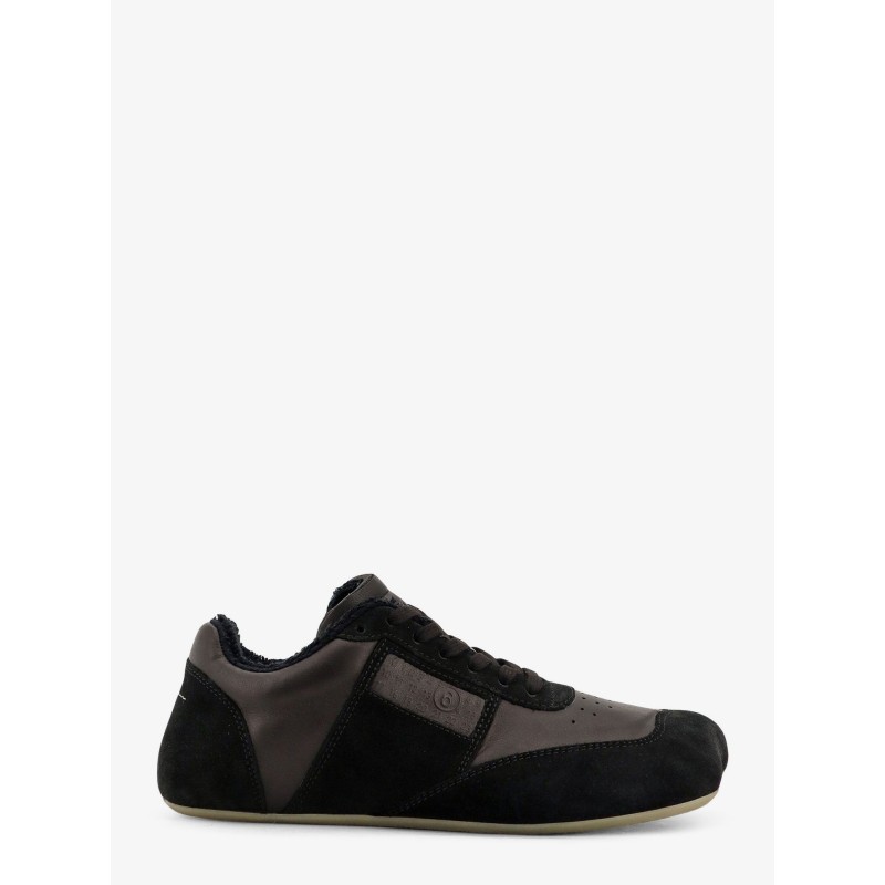 Anatomic suede and leather sneakers