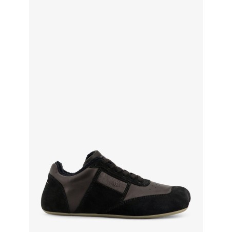 Anatomic suede and leather sneakers