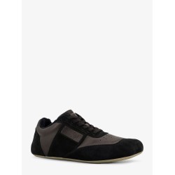 Anatomic suede and leather sneakers