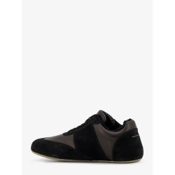 Anatomic suede and leather sneakers