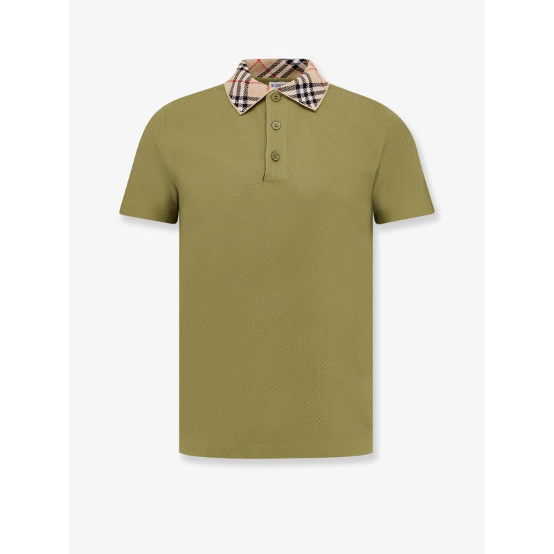 Organic cotton blend polo shirt