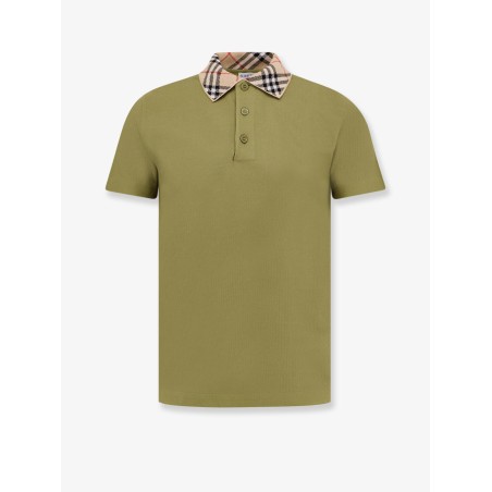 Organic cotton blend polo shirt