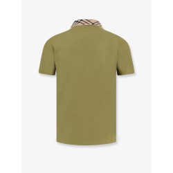Organic cotton blend polo shirt