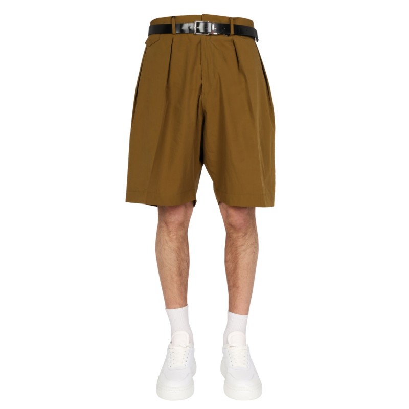 COTTON BERMUDA SHORTS