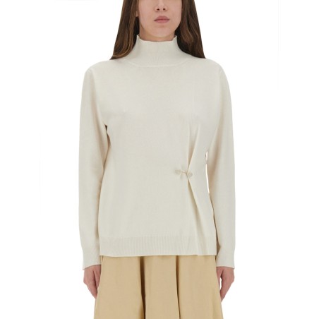 WOOL, SILK AND CASHMERE SWEATER