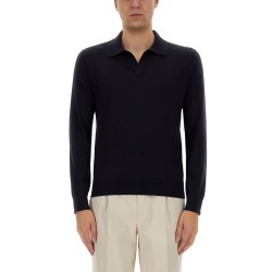 CASHMERE AND SILK POLO SHIRT