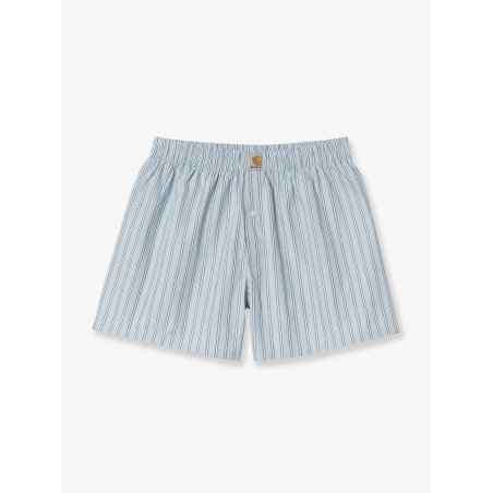 Striped cotton trunk boxers