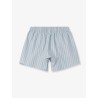Striped cotton trunk boxers