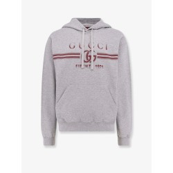 Cotton jersey hooded sweatshirt
