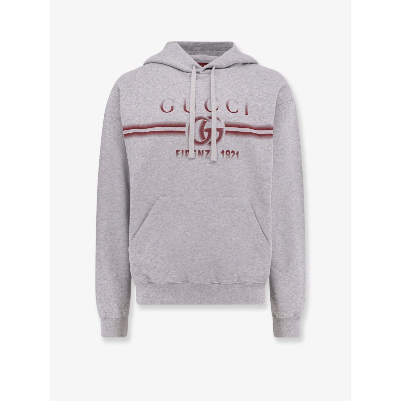 Cotton jersey hooded sweatshirt