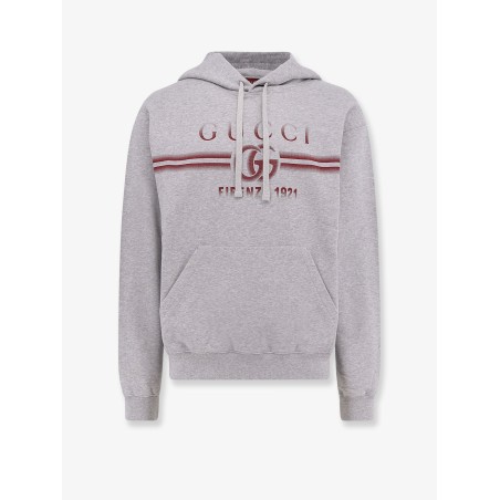 Cotton jersey hooded sweatshirt