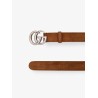 Suede belt