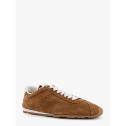 Plume low-top suede sneakers