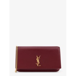 Leather shoulder bag with Cassandre logo