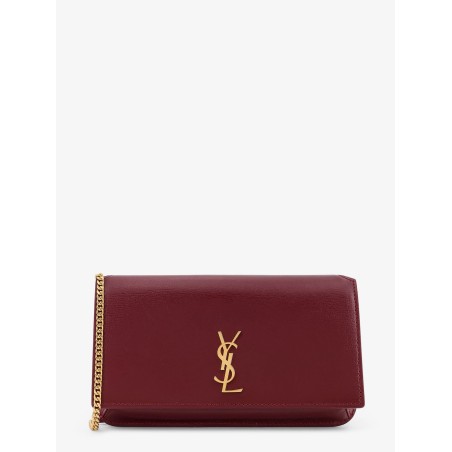 Leather shoulder bag with Cassandre logo